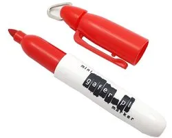 Gafer.pl Mini Permanent Marker - Rood