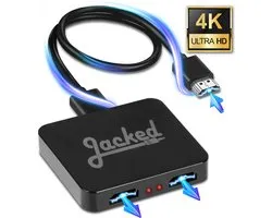 Jacked HDMI splitter 1 in 2 uit 4K – HDMI extender