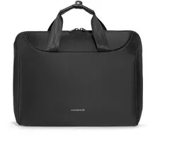 Kingsons Urban Briefcase - Sacoche d'ordinateur portable 15,6 pouces - 10L - Résistant à l'eau - Sac à bandoulière professionnel - KS741 - Noir