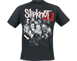 Slipknot Barcode Band Heren T-shirt - zwart - S