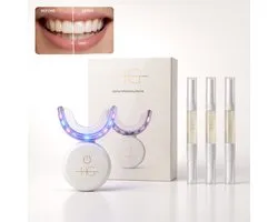 Kit de blanchiment dentaire HG – Blanchiment dentaire à domicile – Dents plus blanches sans peroxyde – Set de blanchiment dentaire sûr – Kit de blanchiment professionnel – Sourire Witte éclatant