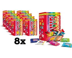 Tony's Chocolonely - Chocoladecadeau - Tiny Tony's - Chocolade Mix - Verjaardag - Fairtrade chocola - 900 gram - 8 stuks