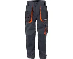 Terratrend Werkbroek 3230 Grijs/Oranje - grijs - 60