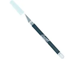 Couteau de loisir confortable avec capuchon de sécurité et lames Excel Blades K18 - Couteau d'artisanat léger
