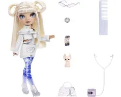 Rainbow High Sparkle and Shine-pop Whitney met magische luchtbellen in haar benen, wit haar, modepop van 28 cm