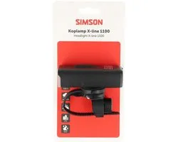 Simson koplamp Aurora X-line 1100 - USB-C oplaadbaar