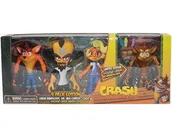Bandai Crash Bandicoot figuren set - 4 stuks - Speelgoed.