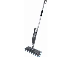 Vloerwisser met Spray - Dweil - Spray mop - Antraciet - Microvezel