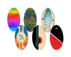 6 Skimboard Hout 75Cm 6 Ass. 02201