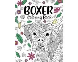 Boxer Dog Coloring Book