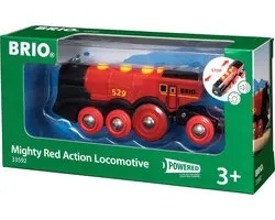BRIO Rode locomotief op batterijen - 33592