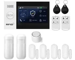 Innovastore Alarmsysteem - Inbraakbeveiliging - Bedieningspaneel - Bewegingsensor - Smart Home Beveiligingssysteem - SOS knop