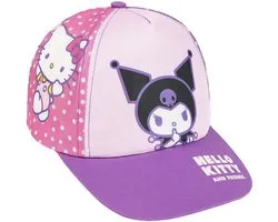 Hello Kitty Kuromi Pet Kinderen – Paars Roze Cap – Verstelbaar – Meisjes