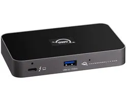 OWC Thunderbolt 4 Hub - 4x Thunderbolt/USB-C + 1x USB A - 60W - Zwart