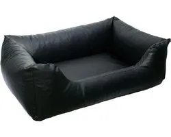 Topmast Dog Sofa Dog Bed Cuir Skai noir 100 x 80 cm