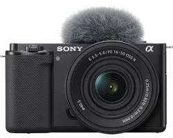 Sony Appareil photo vlog ZV-E10 - Appareil photo hybride compact + Objectif E 16-50mm f/3.5-5.6 OSS