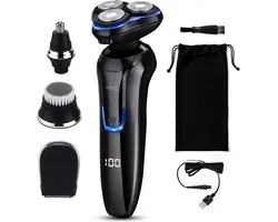 Royce 4 in 1 Scheerapparaat - Elektrisch Scheerapparaat - Scheerapparaat Mannen - Met Trimmer & Neustrimmer - Nat & Droog Scheren - Electric Shaver - Scheren