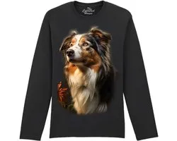Australische Herder Australian Shepherd The Coloured House Longsleeve T-shirt 3XL