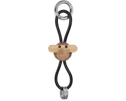 Kay Bojesen monkey sleutelhanger zilver