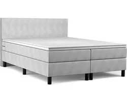 Boxspring Basic 180x200 Grey - Free Top Mattress