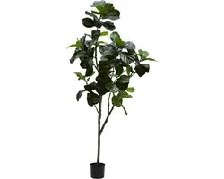 Silk-ka Kunstplant voor Binnen Ficus Groen 180 cm