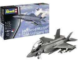 Revell Modelbouwpakket Vliegtuigen - 03799 Lockheed Martin F-35A Lightning II® - Straaljager Plastic - 1:72 - Modelbouw