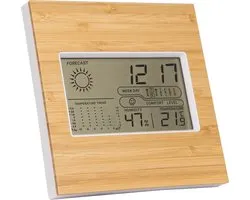 Station météo intérieure Silvergear avec Wekker numérique - Thermomètre - Hygromètre - Station météo sans fil