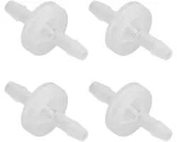 12Pcs Aquarium Check Valve 4mm One Way Valve Air Valve PP Oil Resistant One Way Valve for Fish Tank Air Pump Hose - ShopVlot