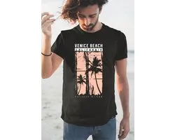 T-Shirt 279-16 Venice Beach California - 4xL, Zwart