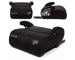 X Adventure Zitverhoger Isofix Turbo Booster i-Size Vanaf 125 tot 150 cm - Zwart
