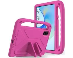 Housse de tablette Kinder adaptée au Honor Pad X9 - Housse adaptée aux enfants avec poignée et support - Rose