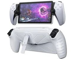 YONO Grip Case adapté pour Playstation Portal - Housse de Protection Accessoires de vêtements pour bébé avec Poignée Ergonomique et Support - Wit