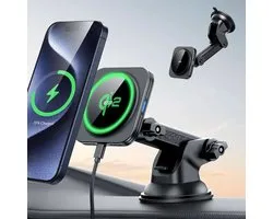 ESR HaloLock magnetische telefoonhouder voor auto, zwart