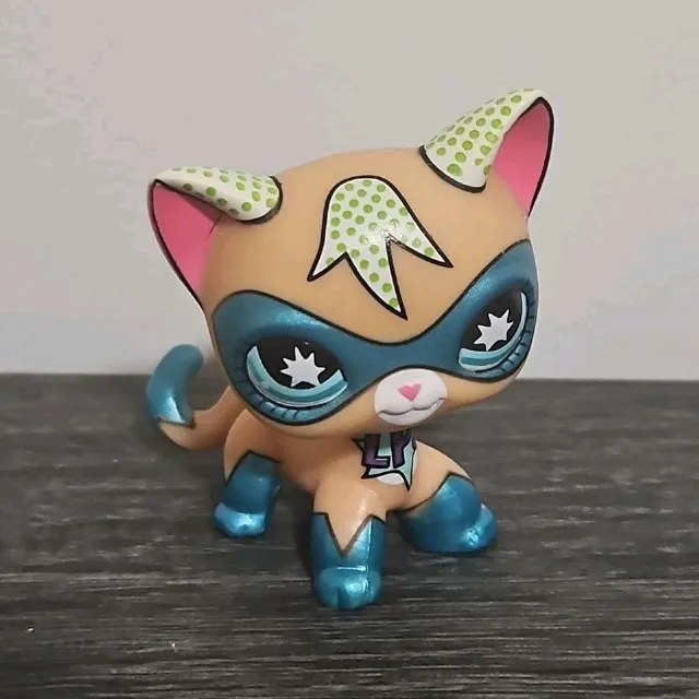 Littlest Pet Shop Figurine Chat Rare (PAS AUTHENTIQUE)