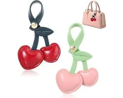 2-pack sleutelhangers tasaccessoires - Cherry Sleutelhanger - Tashanger - Keychain Mode Cadea - Sleutelhanger - Cherry Bag Charm - bedels - Cherry Sleutelhanger voor Vrouwen