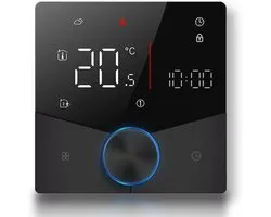 Wi-Fi Thermostaat met Touchscreen - Programmeerbare Draadloze Thermostaat voor Verwarming