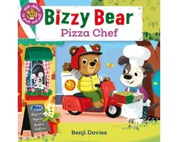 Bizzy Bear: Pizza Chef: (Interactive Board Book for Toddlers - With Sturdy Tabs and Slides to Push and Pull)