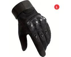 Airsoft Handschoenen - Tactical - Tactical Gloves - Leger - Tactical Handschoenen Hardknuckle - Paintball - Militaire - Zwart L