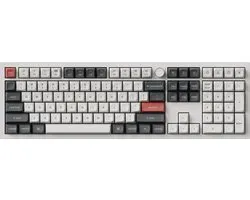 Keychron Q6 Ultra - Mechanisch Toetsenbord - Draadloos - US Qwerty - 100% - Rode Switch - Wit