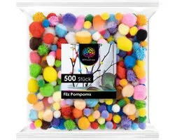 OfficeTree Pompons Mix in verschiedenen Größen