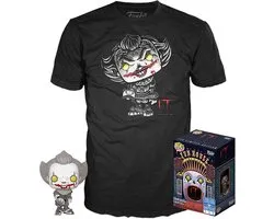 Pop! IT Chapter 2: Set Figure and Tee - Pennywise Exclusive Maat M FUNKO