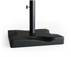 OK-Living Parasolvoet – 42 x 42 cm Zwart