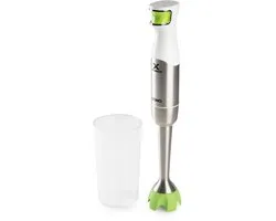DOMO DO9298M Staafmixer "XPower Flex" - Met Maatbeker - 1200W - RVS - Wit/Groen