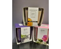 iPuro Coffret cadeau, 3 bougies parfumées