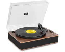 Fenton RP305 Tourne-disque à entraînement direct Noir, Bois