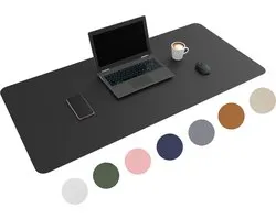 WURK Professional Desk Pad Faux Leather - XXL Desk Organizer - Y compris Cable Clip - 120x60