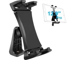 Thijox - Universele 360 Graden Draaibare Statiefadapter voor iPad Pro 12.9 11 10.5, iPad Air Mini, Surface Tab, Galaxy Tab en 3,5-13,5 Inch Telefoon,