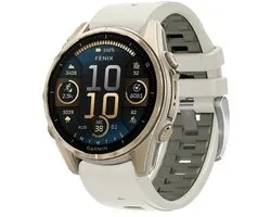 By Qubix - 20 mm Quickfit - - Bracelet Siliconen - Gris sable - Convient pour Garmin Fenix 7s/6s/5s / Instinct 2s / Epix Pro Gen 2 (42 mm) - Convient pour bracelet garmin