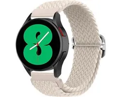 YONO Nylon Stretch Band 20mm - Bracelets de Bracelets de montres adaptés pour Samsung Galaxy Watch 5 / Pro / 4 / 3 / Active 2 - Garmin Approach / Forerunner / Venu 2 Plus / SQ / Vivomove - Polar Ignite / Unite - Champagne