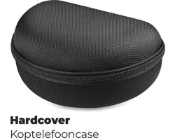 WiseQ Koptelefoon Case – Harde Koptelefoon Hoes – Headphone Case – Opvouwbare Over Ear & On Ear – Beschermhoes Koptelefoon - Geschikt voor JBL, Sony, Bose, Beats by Dre, WiseQ & Marshall - Zwart